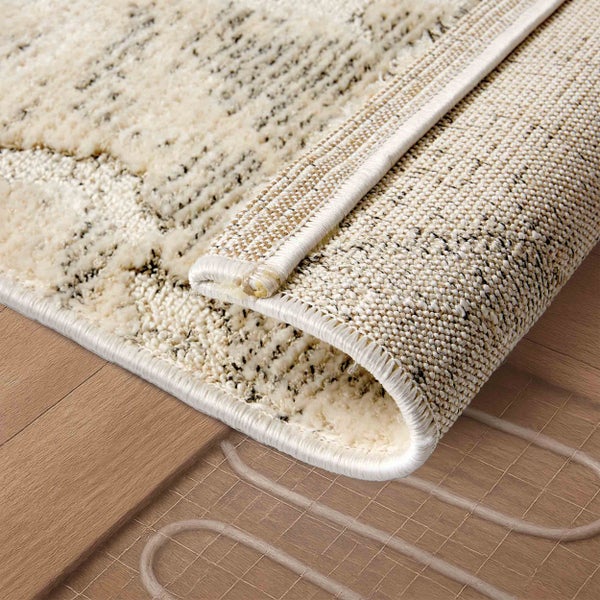 Teppich mit Muster und Fußbodenheizung