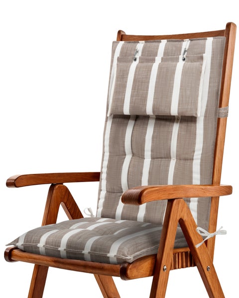 Auflage für Gartenstuhl mit Streifenmuster