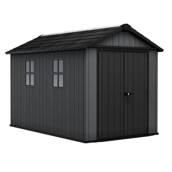 Keter Newton plus 7511 Gartenhaus - 350x230x246cm - Grau