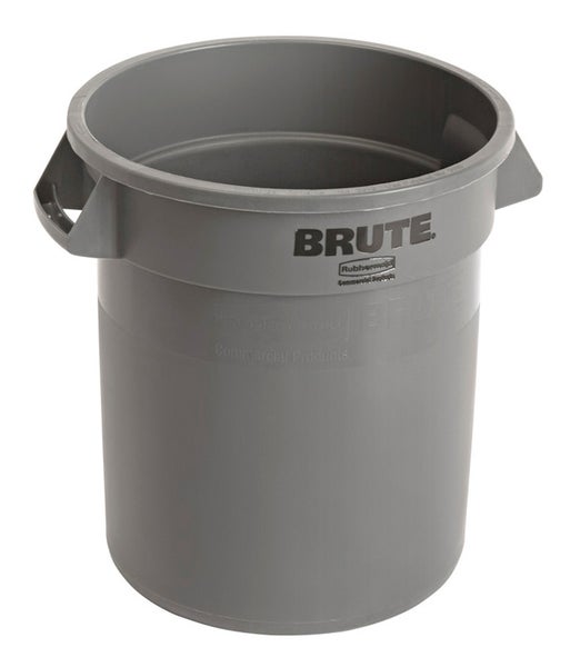 PROREGAL Rubbermaid Brute Runde Mehrzwecktonne Mit Belüftungskanälen 37,9 Liter HxØ 43,5 x 39,7 cm Aus Widerstandsfähigem Kunststoff Grau