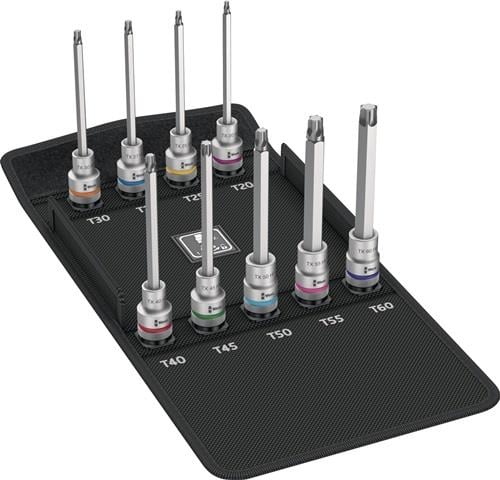 Wera Steckschlüsselsatz 8767 C TORX HF3 9tlg. 1/2 T20-T60 - 5004212001