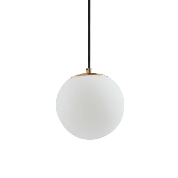 Lucande Pendelleuchte Bidolo in Gold / Messing aus Glas (1 flammig, E14) - Hängelampe Esstischlampe Hängeleuchte Badezimmerleuchte
