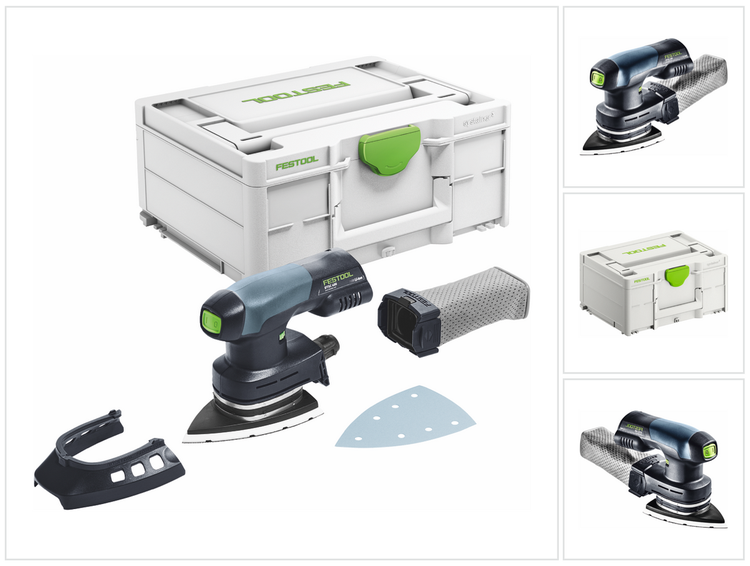 Festool DTSC 400-Basic Akku Deltaschleifer 18 V 100 x 150 mm ( 576359 ) Brushless + Systainer - ohne Akku, ohne Ladegerät ( Nachfolger von 201526 )