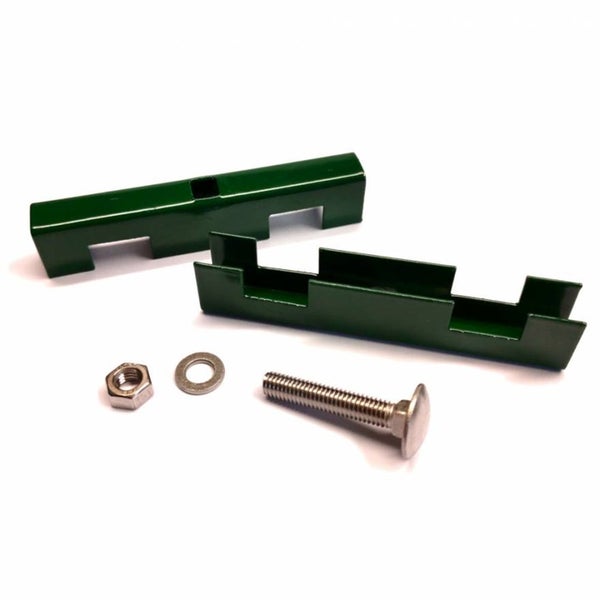 Pfostenverbinder mit Schraube, Mutter und Unterlegscheibe