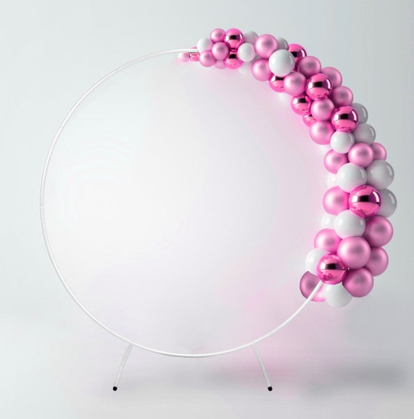 Hochzeit Ballonbogen Weiß 200cm