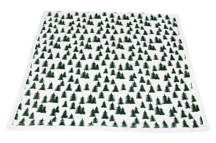 Decke mit Tannenbaum Muster