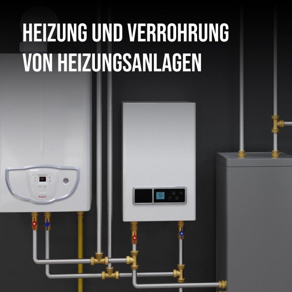 Heizung und Verrohrung von Heizungsanlagen