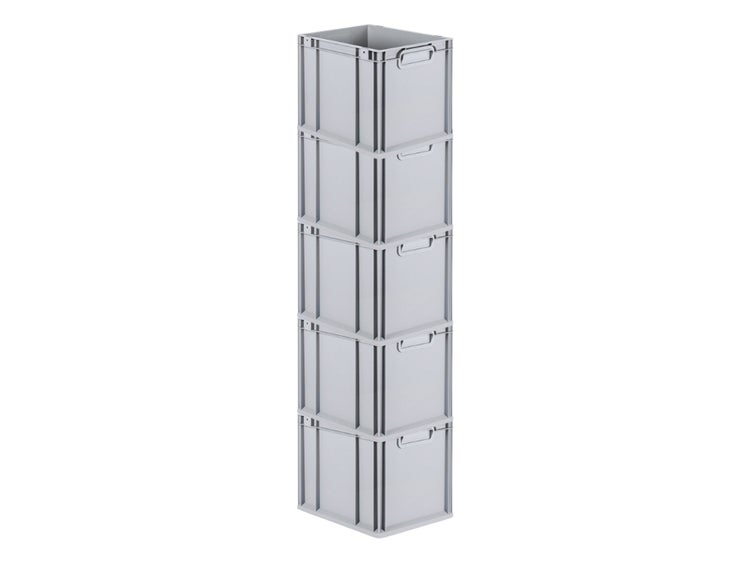 PROREGAL SparSet 5x Eurobox NextGen Grip HxBxT 32 x 30 x 40 cm 30 Liter