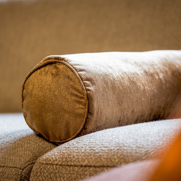 LEE - Rollkissen 18x50 cm - Tobacco Brown - braun