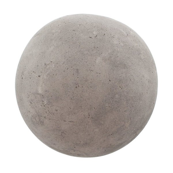 Dekoleidenschaft Pflanzkugel Modern aus Beton, grau, Pflanzschale, Blumentopf, Pflanztopf, Übertopf, Pflanzgefäß, Gartendeko für Draußen