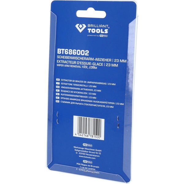 BRILLIANT TOOLS Scheibenwischerarm-Abzieher 16 mm - BT686002