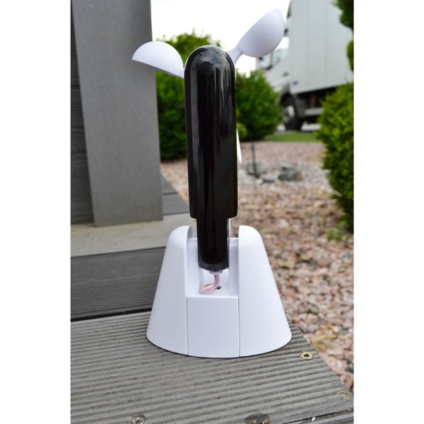 Home Deluxe - Windsensor KANI für Vollkassettenmarkise - Maß: 25 x 6 x 12 cm - 9 Helligkeitsstufen - 5 Windgeschwindigkeiten