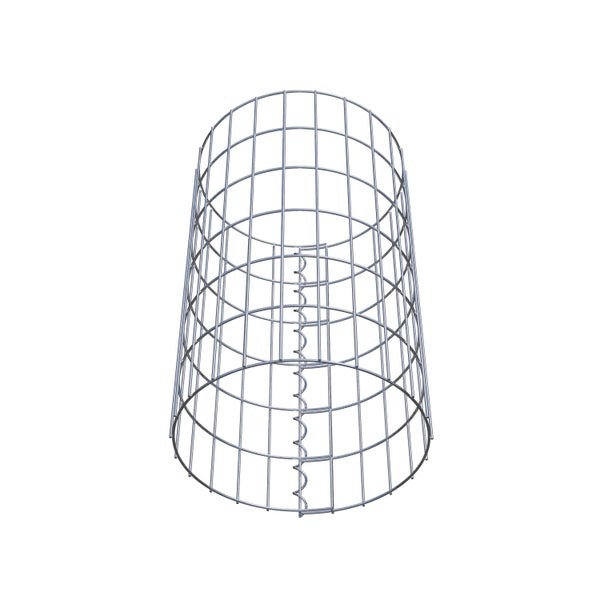 Gabionensäule Durchmesser 37 cm, MW 5 x 10 cm rund - Höhe: 0,60 m