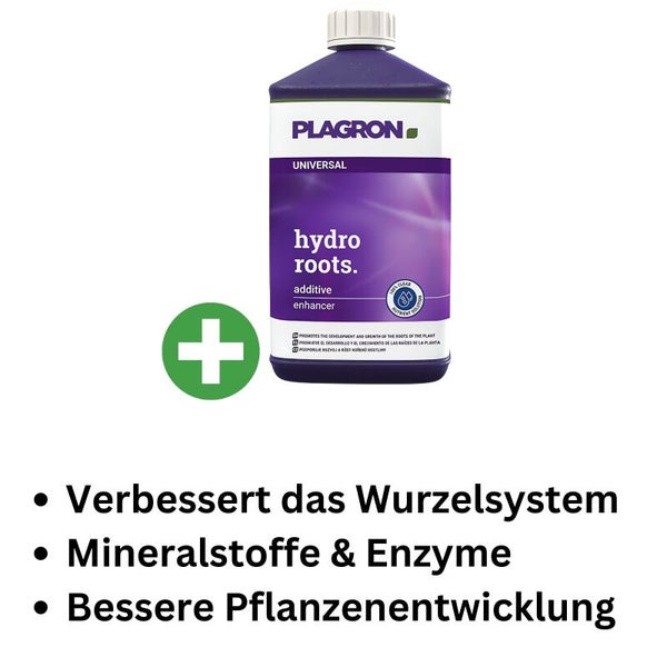 Plagron Hydro Roots 100 ml – Maximale Wurzelstärkung & Schnelle Entwicklung für Gesunde Pflanzen in Erde, Kokos & Hydrokultur