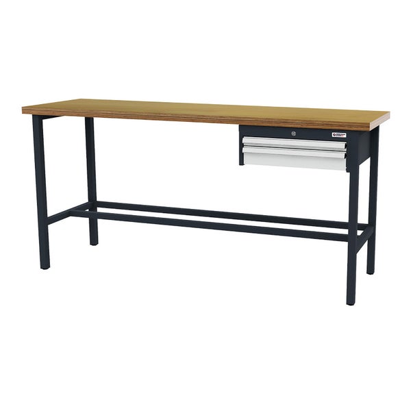 WS24 Arbeitstisch Schubladen: 1 x 50 1 x 100 B x T x H 2.000 x 600 x 960 mm - WS24-100387