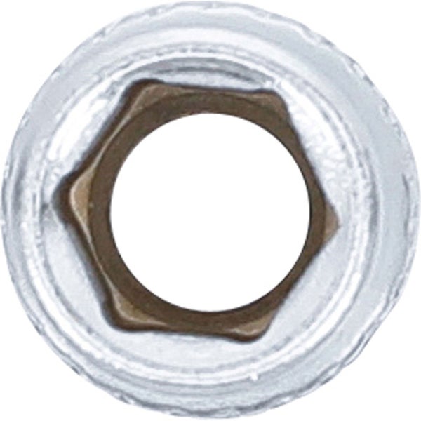 BGS Steckschlüssel-Einsatz Sechskant Antrieb Innenvierkant 6,3 mm (1/4) SW 7 mm - 2479