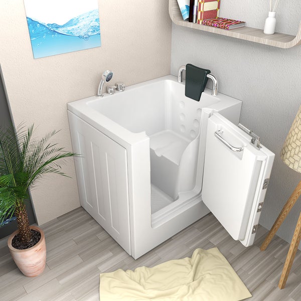 Senioren Sitzbadewanne Badewanne mit Tür S02-C-R 100x78 cm