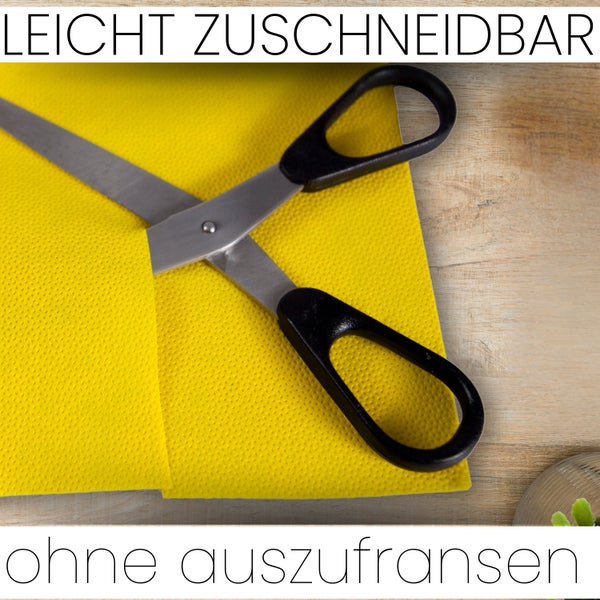 Sensalux Tischdeckenrolle 25m lang aus stoffähnlichem Vlies, 1,50 m x 25 m Gelb