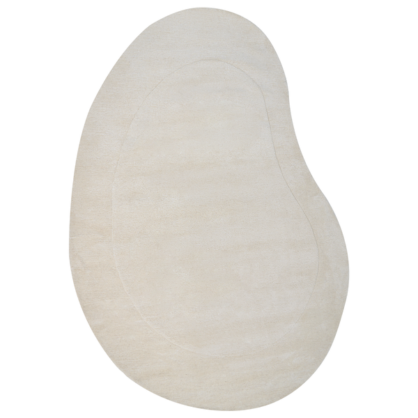 Teppich MASSO Hellbeige 160 x 230 cm Viskose