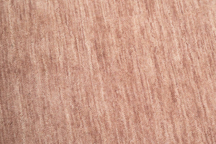 Wollteppich Luxus Designerteppich moderner uni Teppich aus reiner Schurwolle Beige 195x295 cm