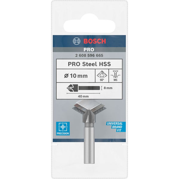 Bosch Pro Stahl HSS Anbohrer mit 10 Millimeter Durchmesser in Verpackung