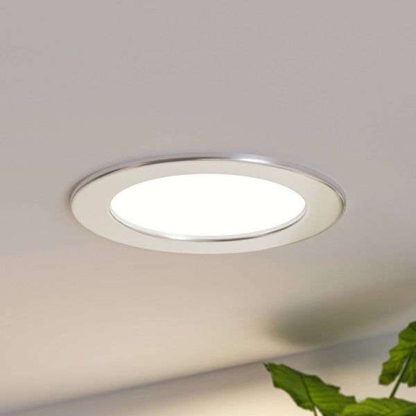 PRIOS LED Cadance (Modern) in Alu aus Aluminium (1 flammig, ) Badezimmerleuchte