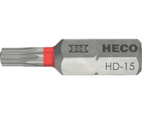HECO Bits HD-15 rot im Blister 10 Stück
