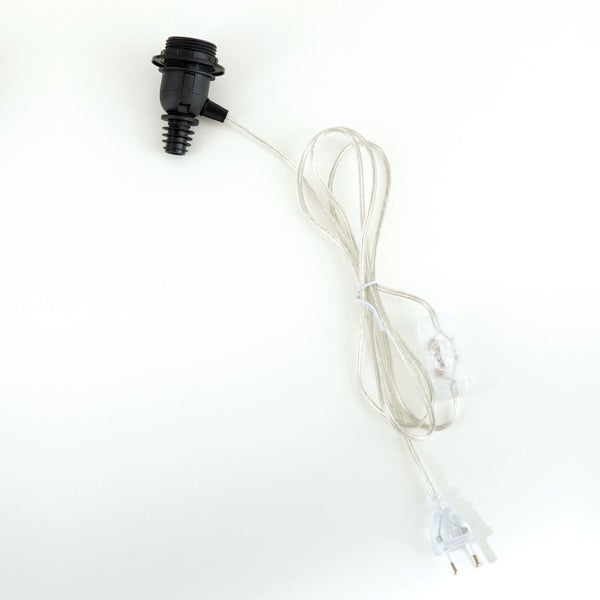 E27 DIY-Fassung für Flaschenleuchte – Upcycling geeignet Transparent