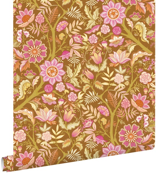 Tapete mit floralem Muster