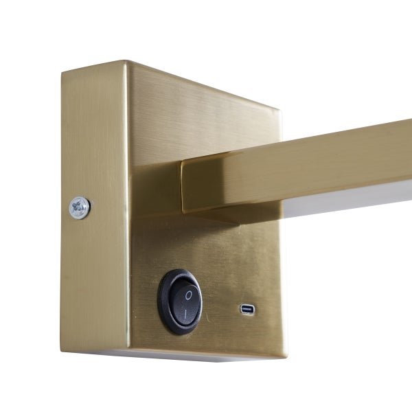 Wandleuchte mit Schalter und USB-Anschluss