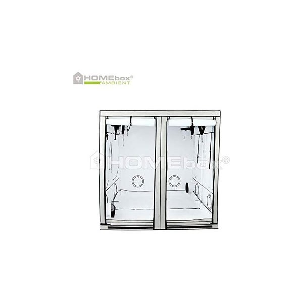 Premium Homebox Ambient Q200 Growbox – 200x200x200 cm, Lichtdichtes Zelt mit hochwertiger Reflektionsbeschichtung & robustem Stecksystem für optimale Indoor Pflanzenzucht