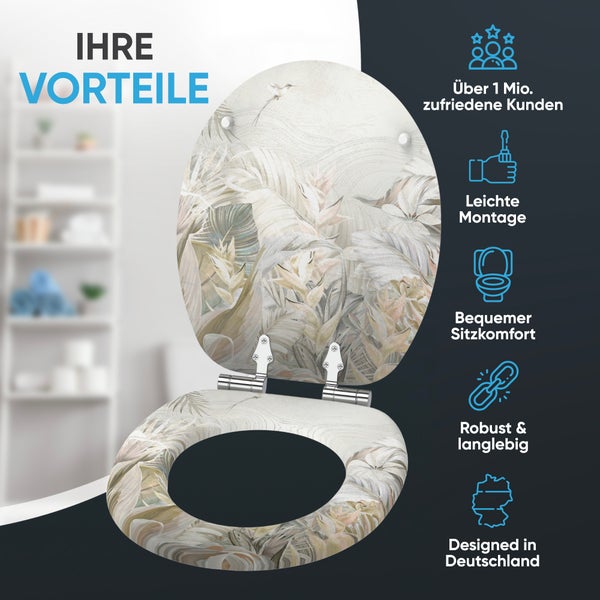 WC-Sitz mit Absenkautomatik Hortus