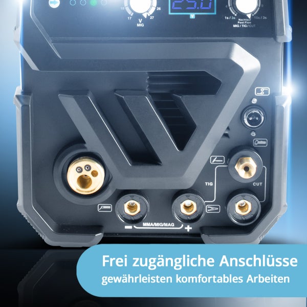 STAHLWERK 4 in 1 Kombi-Schweißgerät CTM-250 ST mit 200 A und 50 A Plasma-Funktion