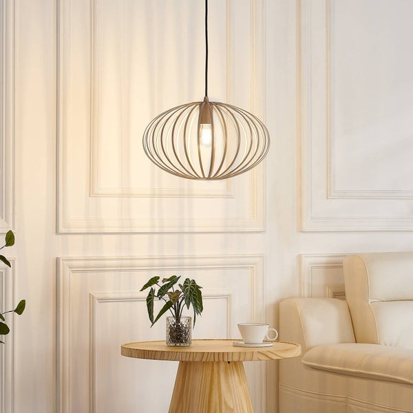 Lindby Pendelleuchte Maivi (Modern) in Chrom aus Metall (1 flammig, E27) - Deckenlampe Esstischlampe Hängelampe Hängeleuchte Wohnzimmerleuchte