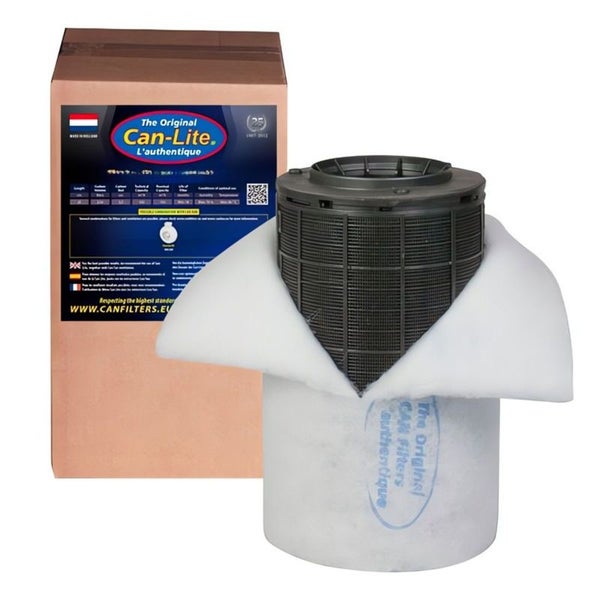 Can-Lite Aktivkohlefilter 1000 m³ – Geruchsfilter mit 200 mm Anschluss & 2 Jahre Lebensdauer für Grow & Lüftung