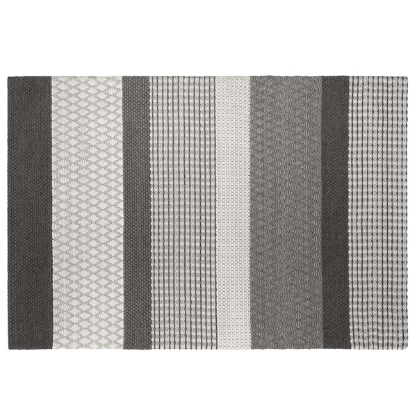 Teppich AKKAYA Grau 160 x 220 cm Wolle