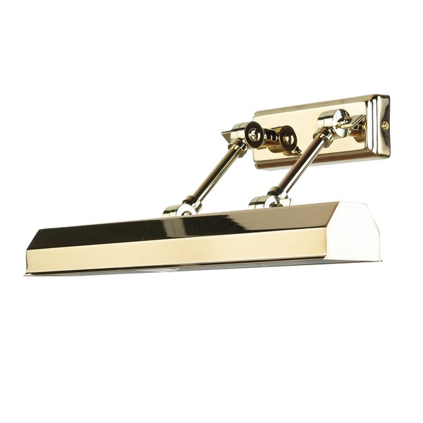 Goldene Bilderleuchte für die Wandmontage