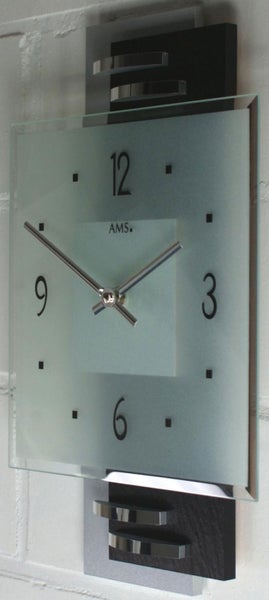 AMS 9245 Wanduhr Topseller, geräuscharmes Uhrwerk