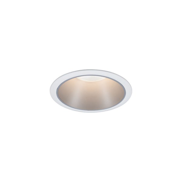 LED Einbauleuchte 3-Step-Dim Cole Coin 3er-Set IP44 rund 88mm Coin 3x6W 3x470lm 230V dimmbar 2700K Weiß, Silber matt