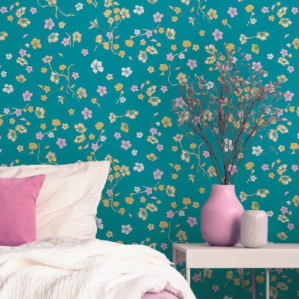 Tapete mit Putzoptik