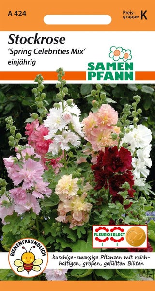 Stockrose Spring Celebrities Mix Samenpackung