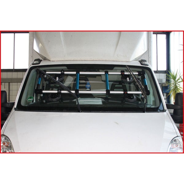 KS Tools Scheiben-Montagegestell mit den Maßen 1310 mm Länge und 280 mm Höhe, Saugnapf Durchmesser 150 mm