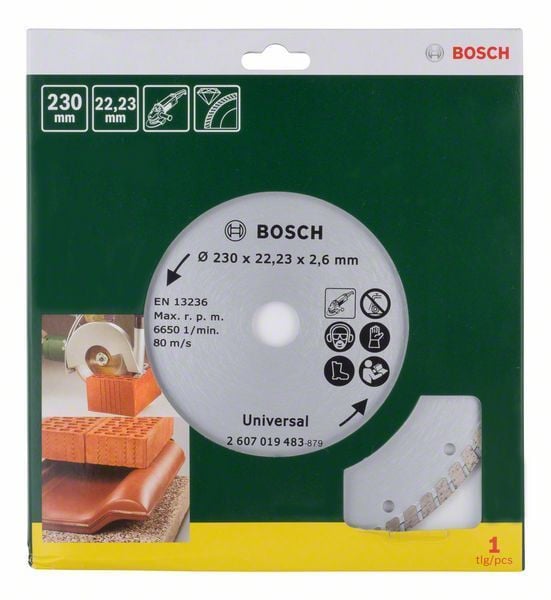 Bosch Diamanttrennscheibe Turbo, Durchmesser: 230 mm - 2607019483