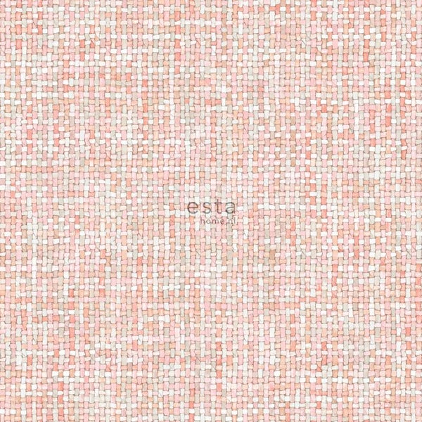 ESTA Home Uni Tapete mit Textiloptik
