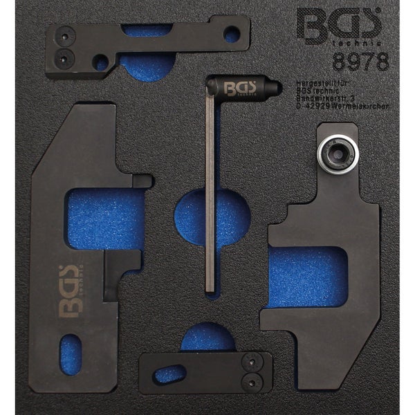 BGS Werkstattwageneinlage 1/6: Motor-Einstellwerkzeug-Satz für PSA / Toyota 1.0 / 1.2 VTi - 8978