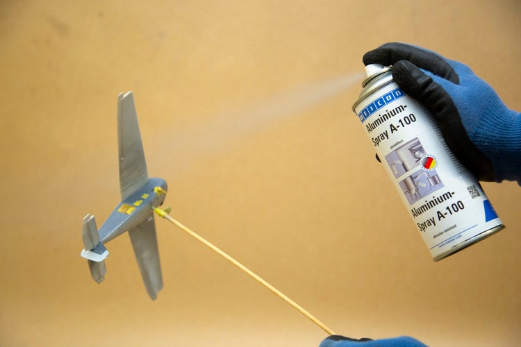 WEICON Aluminium-Spray A-100 abriebfest|abriebfester Schutz gegen Rost und Korrosion|400 ml