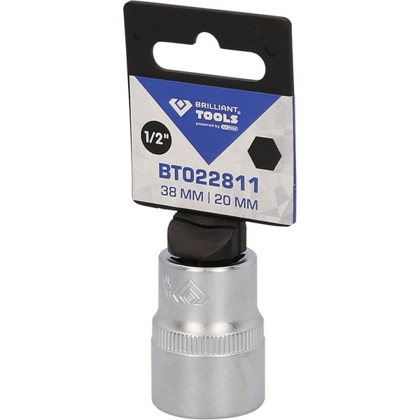 BRILLIANT TOOLS 1/2 Sechskant-Stecknuss 20 mm - BT022811