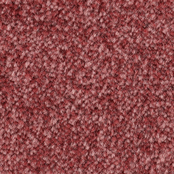 Teppichboden Meterware in Rot mit Velours Oberfläche 400 cm Breite (Meterware)