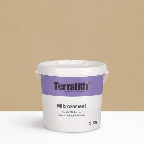 Terralith Mikro Zement Eimer für Innen- und Außenbereich, 5 kg