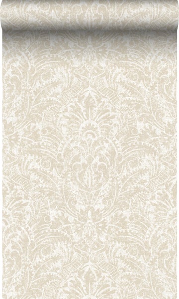 Tapetenrolle mit floralem Muster